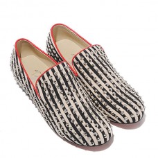 Mocasini Christian Louboutin Rollerboy Spikes negri