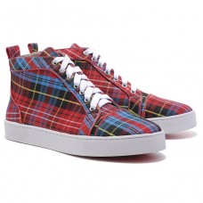 Pantofi sport Christian Louboutin Louis TarTaupe roșii Pantofi sport Christian Louboutin Louis TarTaupe roșii