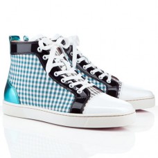 Teniși Christian Louboutin Louis albaștri Teniși Christian Louboutin Louis albaștri