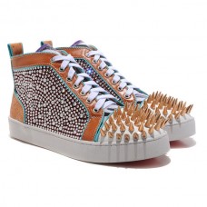 Pantofi sport Christian Louboutin Louis Spikes multicolori