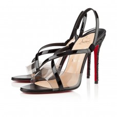 Sandale Christian Louboutin Coup De Bleu 100 mm Negru