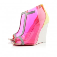 Pantofi cu platformă Christian Louboutin Scuba 100mm Canari/Stone