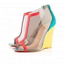 Pantofi cu platformă Christian Louboutin Scuba 100mm Caraibes/Canari Pantofi cu platformă Christian Louboutin Scuba 100mm Caraibes/Canari
