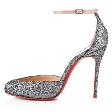 Pantofi Christian Louboutin Tres Decollete 100mm gri Pantofi Christian Louboutin Tres Decollete 100mm gri