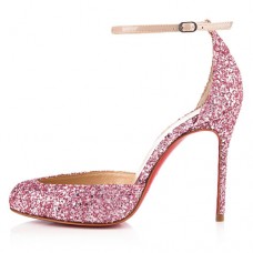 Pantofi Christian Louboutin Tres Decollete 100mm roz deschis Pantofi Christian Louboutin Tres Decollete 100mm roz deschis