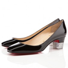 Pantofi Christian Louboutin Gloria 40mm Negri Pantofi Christian Louboutin Gloria 40mm Negri