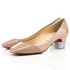 Pantofi Christian Louboutin Gloria 40mm, nud Pantofi Christian Louboutin Gloria 40mm, nud