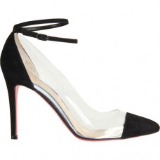 Pantofi Christian Louboutin Bis Un Bout 100mm Negri