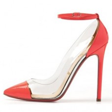 Pantofi Christian Louboutin Bis Un Bout 120mm roșii