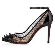 Pantofi cu toc Christian Louboutin Picks And Co 100mm negri