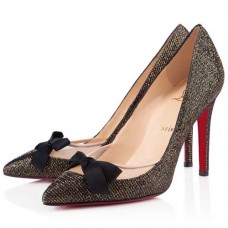 Pantofi Christian Louboutin Love Me 100mm Negri