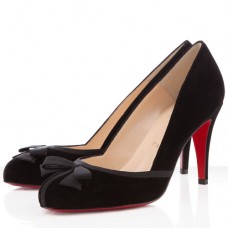 Pantofi Christian Louboutin Lavalliere 100mm Negri Pantofi Christian Louboutin Lavalliere 100mm Negri