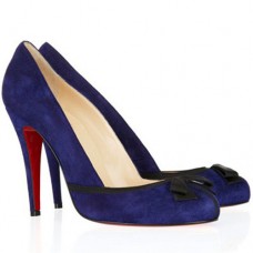 Pantofi Christian Louboutin Lavalliere 100mm albaștri Pantofi Christian Louboutin Lavalliere 100mm albaștri