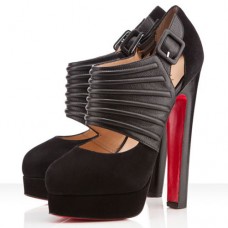 Pantofi cu toc Christian Louboutin Bye Bye 160mm negri Pantofi cu toc Christian Louboutin Bye Bye 160mm negri