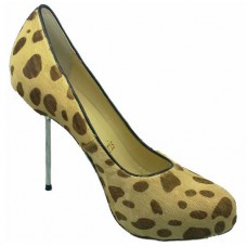 Pantofi Christian Louboutin Big Lips 120mm cu imprimeu leopard
