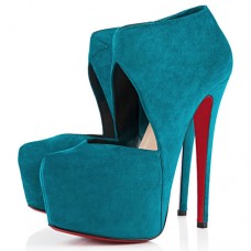 Pantofi Christian Louboutin Donue 160mm, culoarea păun Pantofi Christian Louboutin Donue 160mm, culoarea păun