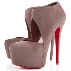 Pantofi cu toc Christian Louboutin Donue 160mm, culoare taupe Pantofi cu toc Christian Louboutin Donue 160mm, culoare taupe