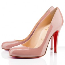 Pantofi Christian Louboutin Ron Ron 100mm, culoare nud