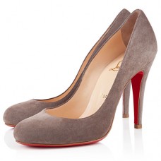 Pantofi cu toc Christian Louboutin Ron Ron 100mm, culoare taupe Pantofi cu toc Christian Louboutin Ron Ron 100mm, culoare taupe