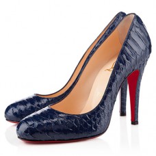 Pantofi Christian Louboutin Ron Ron 100mm Bleumarin Pantofi Christian Louboutin Ron Ron 100mm Bleumarin