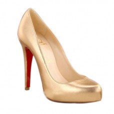 Pantofi Christian Louboutin Rolando Hidden 120mm, aurii
