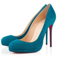 Pantofi Christian Louboutin Filo 120mm, culoarea păun Pantofi Christian Louboutin Filo 120mm, culoarea păun