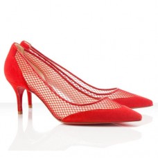 Pantofi Christian Louboutin Mireille Mesh 80mm, roșii