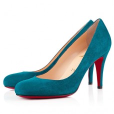 Pantofi Christian Louboutin Ron Ron 80mm, culoarea păun Pantofi Christian Louboutin Ron Ron 80mm, culoarea păun