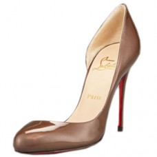 Sandale Christian Louboutin Helmour 100 mm Taupe