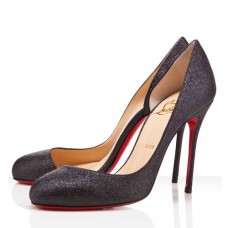 Papuci Christian Louboutin Helmour 100 mm Negri