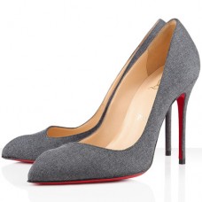 Pantofi Christian Louboutin Corneille 100mm gri
