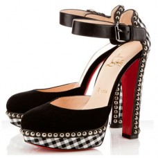 Pantofi Christian Louboutin Luxura 140mm Negri