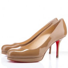 Pantofi Christian Louboutin Prorata 80mm Camel