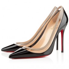 Pantofi Christian Louboutin Paulina 100mm Negri Pantofi Christian Louboutin Paulina 100mm Negri