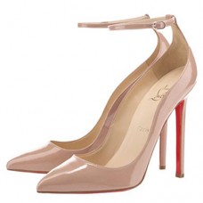 Pantofi Christian Louboutin Halte 120mm, culoare nud Pantofi Christian Louboutin Halte 120mm, culoare nud