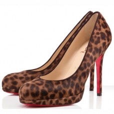 Pantofi Christian Louboutin New Simple 120mm cu imprimeu leopard Pantofi Christian Louboutin New Simple 120mm cu imprimeu leopard