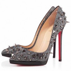 Pantofi Christian Louboutin Pigalili Plato 140mm gri Pantofi Christian Louboutin Pigalili Plato 140mm gri