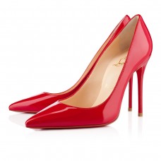 Pantofi Christian Louboutin Decollete 554 100mm, culoare roșie