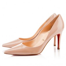 Pantofi Christian Louboutin New Decoltissimo 80mm, culoare nud Pantofi Christian Louboutin New Decoltissimo 80mm, culoare nud