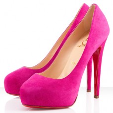 Pantofi Christian Louboutin Miss Clichy 140mm roz aprins Pantofi Christian Louboutin Miss Clichy 140mm roz aprins