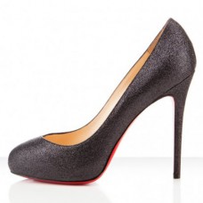 Pantofi Christian Louboutin New Declic 120mm Negri Pantofi Christian Louboutin New Declic 120mm Negri