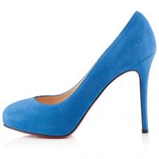 Pantofi Christian Louboutin New Declic 120mm, albaștri Pantofi Christian Louboutin New Declic 120mm, albaștri