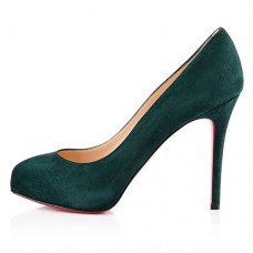 Pantofi Christian Louboutin New Declic 120mm verzi Pantofi Christian Louboutin New Declic 120mm verzi