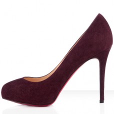 Pantofi Christian Louboutin New Declic 120mm, culoare prună Pantofi Christian Louboutin New Declic 120mm, culoare prună
