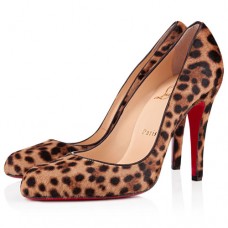 Pantofi Christian Louboutin Decollete 868 100mm cu imprimeu leopard Pantofi Christian Louboutin Decollete 868 100mm cu imprimeu leopard