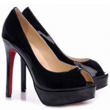 Christian Louboutin Altadama 140mm Peep Toe Pumps Black