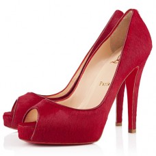 Pantofi Christian Louboutin Very Prive 100mm Peep Toe Flamme Pantofi Christian Louboutin Very Prive 100mm Peep Toe Flamme