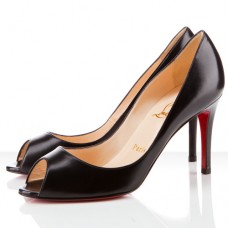 Pantofi cu vârf deschis Christian Louboutin You You 80mm, negri