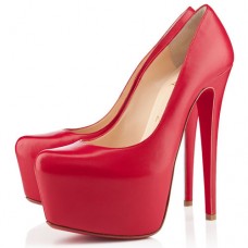 Pantofi cu platformă Christian Louboutin Daffodile 160mm, roșii
