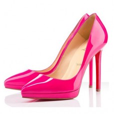 Pantofi Christian Louboutin Pigalle Plato 120mm Rose Matador Pantofi Christian Louboutin Pigalle Plato 120mm Rose Matador